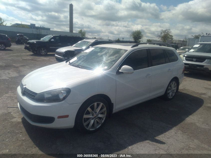 2014 VOLKSWAGEN JETTA SPORTWAGEN TDI W/SUNROOF & NAV - 3VWPL7AJ3EM622647