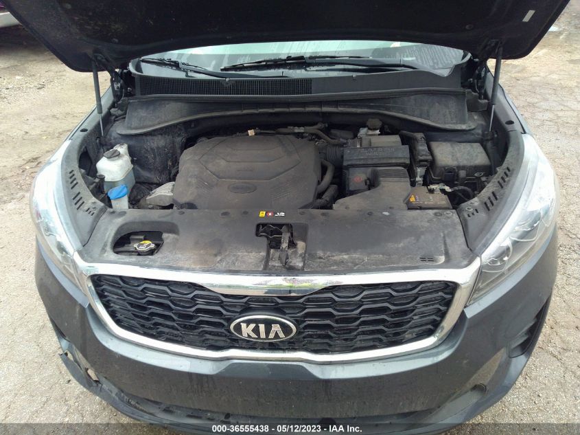 2019 KIA SORENTO LX V6 - 5XYPG4A50KG490741