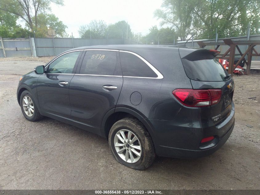 2019 KIA SORENTO LX V6 - 5XYPG4A50KG490741