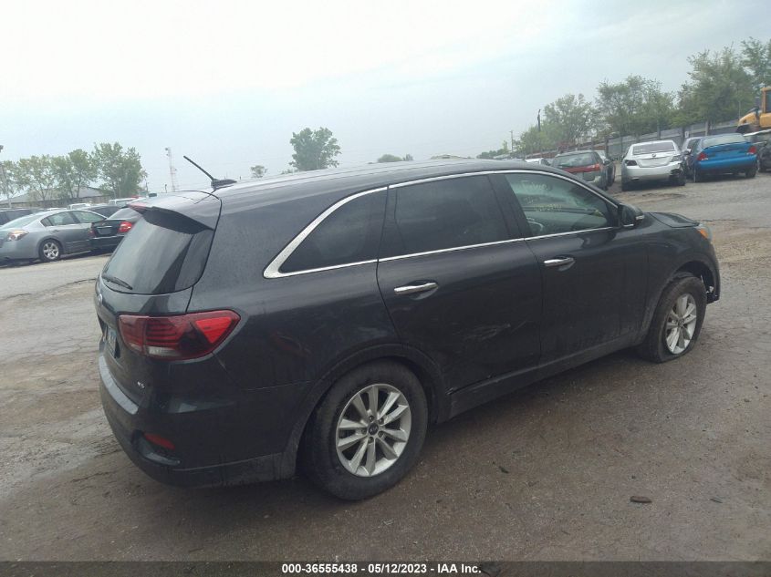 2019 KIA SORENTO LX V6 - 5XYPG4A50KG490741