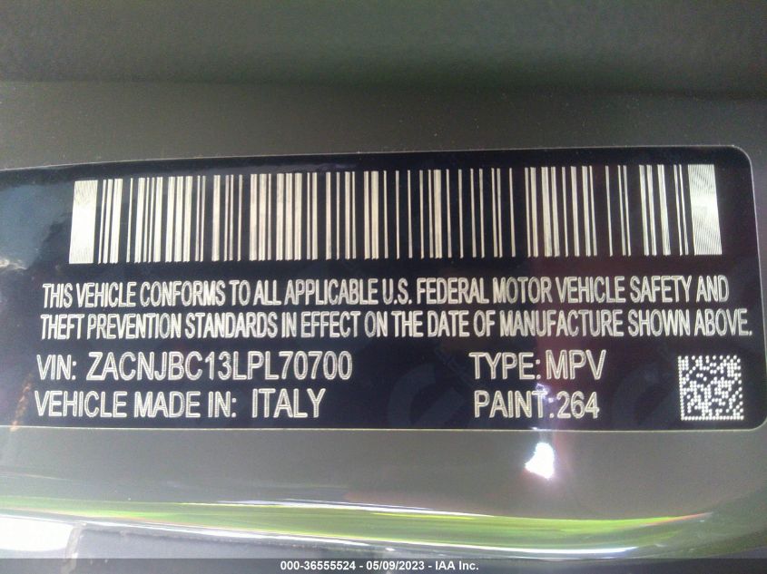 2020 JEEP RENEGADE TRAILHAWK - ZACNJBC13LPL70700
