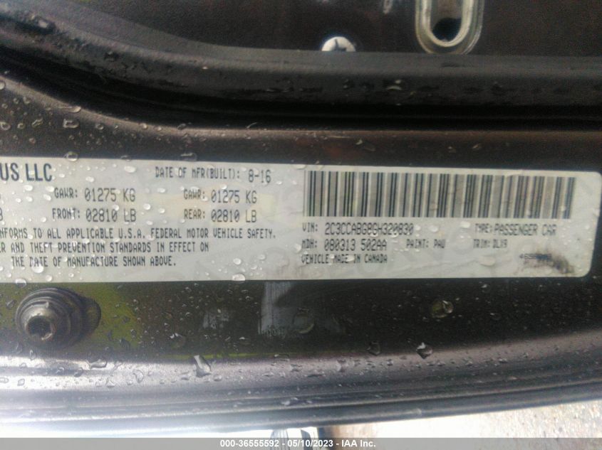 2016 CHRYSLER 300 300S - 2C3CCABG8GH320830