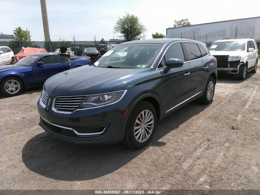 2016 LINCOLN MKX SELECT - 2LMTJ8KPXGBL80797