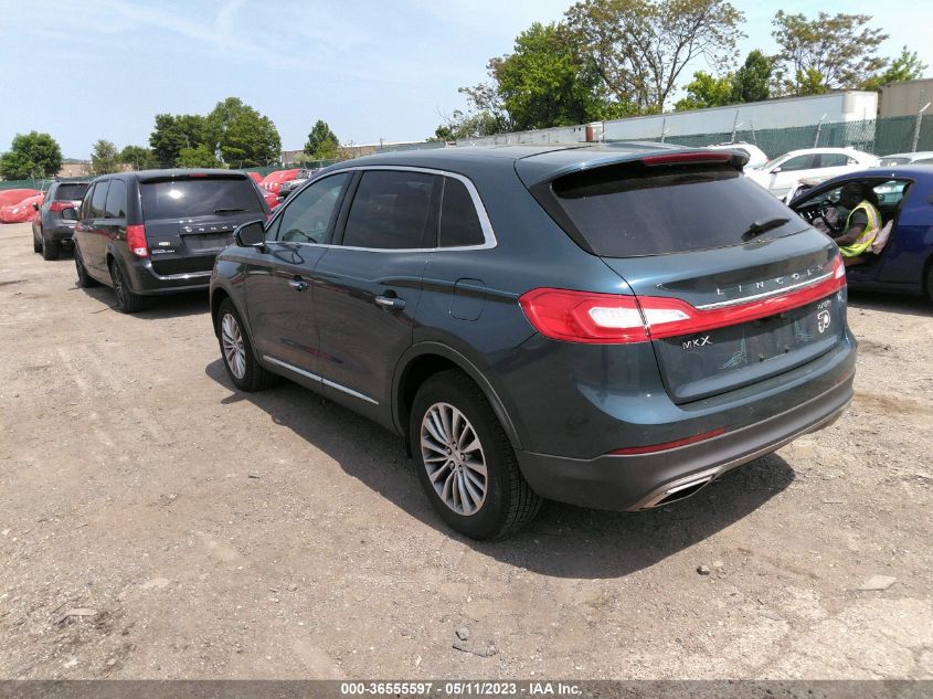 2016 LINCOLN MKX SELECT - 2LMTJ8KPXGBL80797
