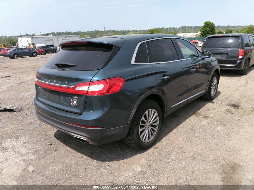 2016 LINCOLN MKX SELECT - 2LMTJ8KPXGBL80797