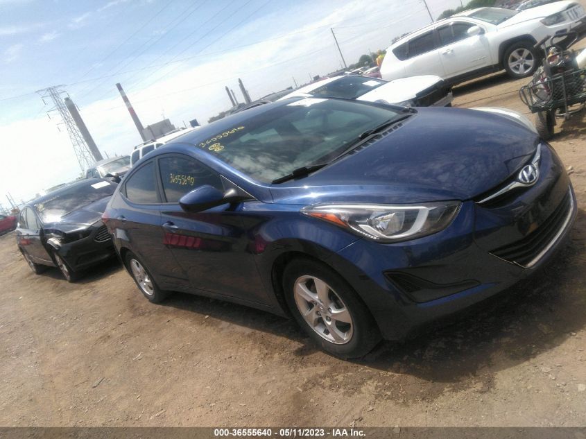 2015 HYUNDAI ELANTRA SE - 5NPDH4AEXFH575228