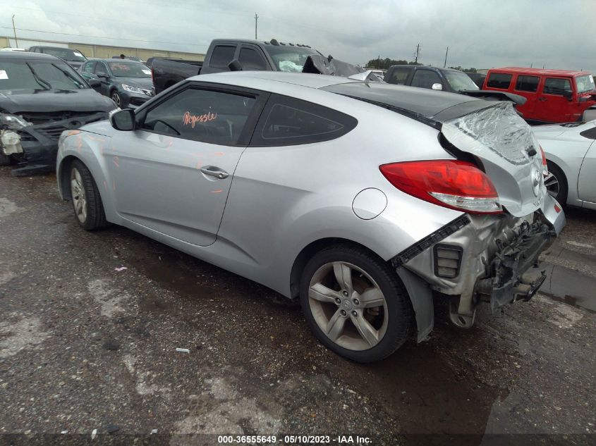 2013 HYUNDAI VELOSTER W/BLACK INT - KMHTC6AD0DU117838