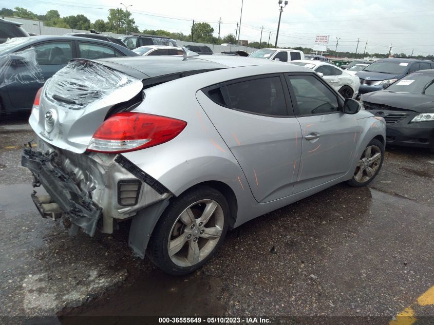 2013 HYUNDAI VELOSTER W/BLACK INT - KMHTC6AD0DU117838