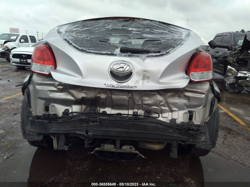 2013 HYUNDAI VELOSTER W/BLACK INT - KMHTC6AD0DU117838