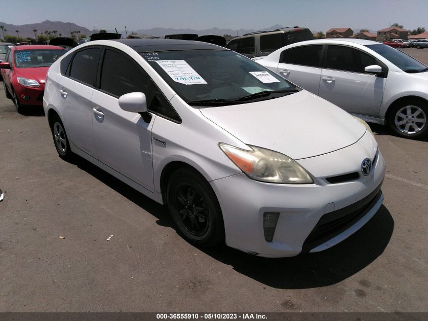 2013 TOYOTA PRIUS ONE/TWO/THREE/FOUR/FIVE - JTDKN3DU8D5542531
