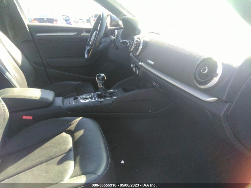 2017 AUDI A3 SEDAN PREMIUM - WAUAUGFF6H1038638