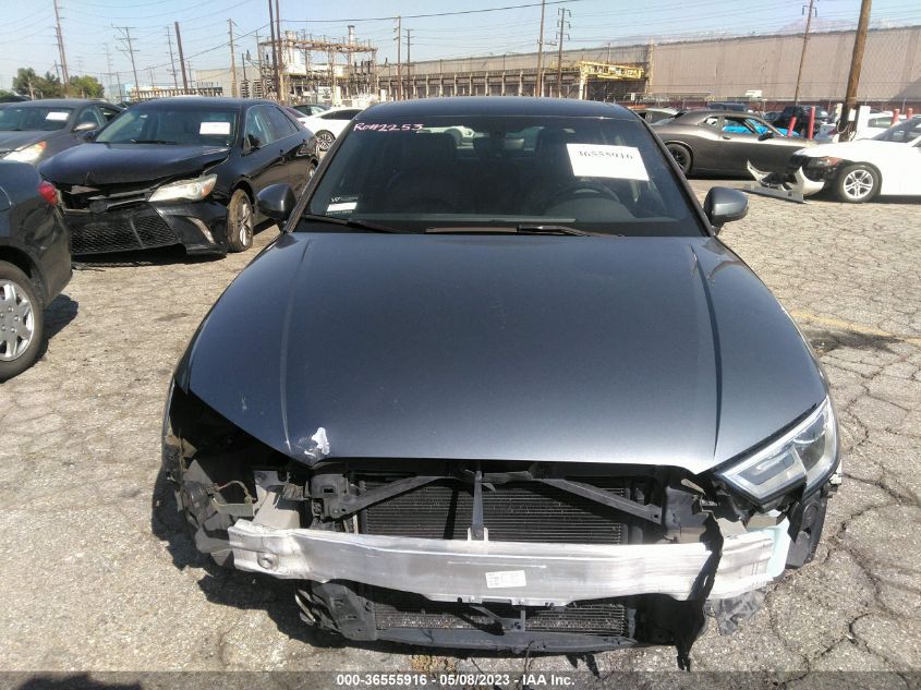 2017 AUDI A3 SEDAN PREMIUM - WAUAUGFF6H1038638