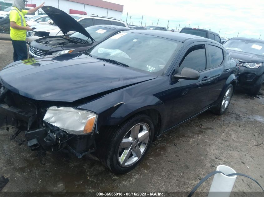 VIN 1C3CDZABXEN111157 2014 DODGE AVENGER no.2