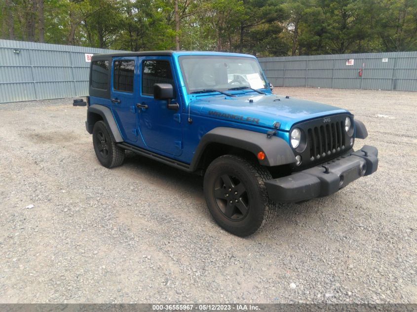 2016 JEEP WRANGLER UNLIMITED BLACK BEAR - 1C4BJWDG4GL144899