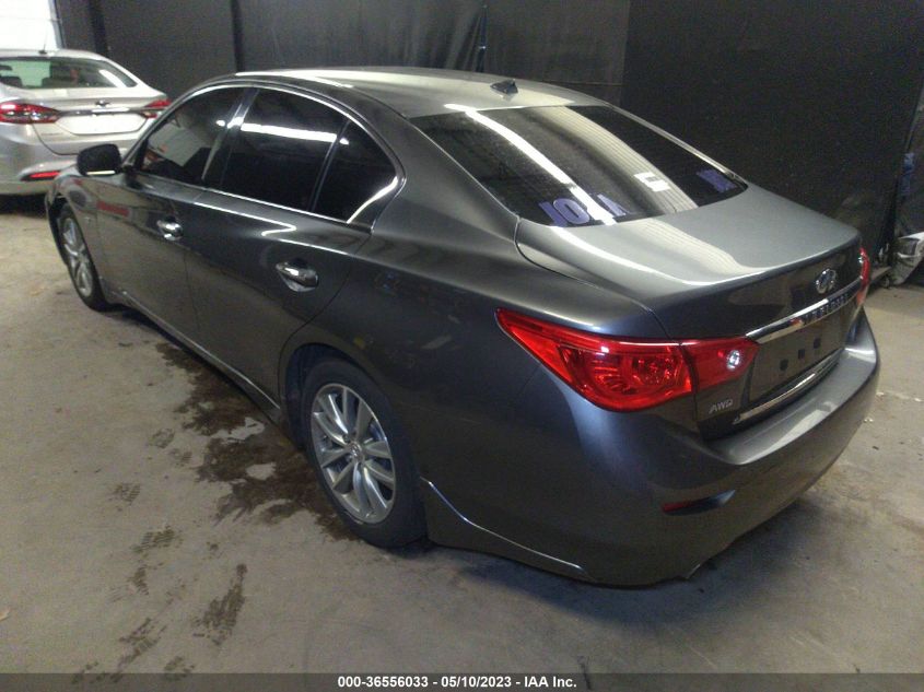 2016 INFINITI Q50 2.0T PREMIUM - JN1CV7AR5GM250831