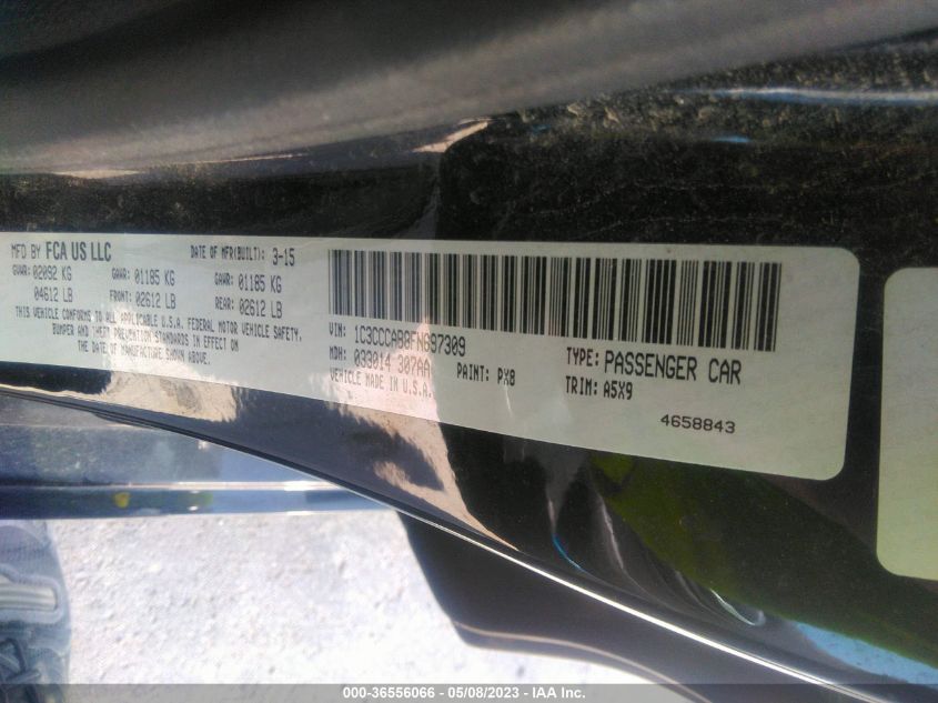 2015 CHRYSLER 200 LIMITED - 1C3CCCAB8FN697309