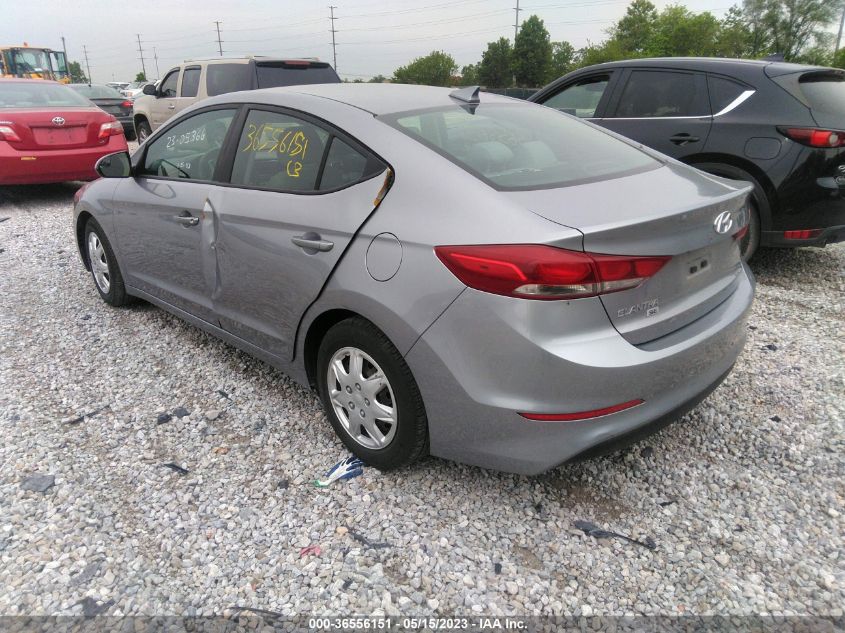 2017 HYUNDAI ELANTRA SE - 5NPD74LF8HH077606