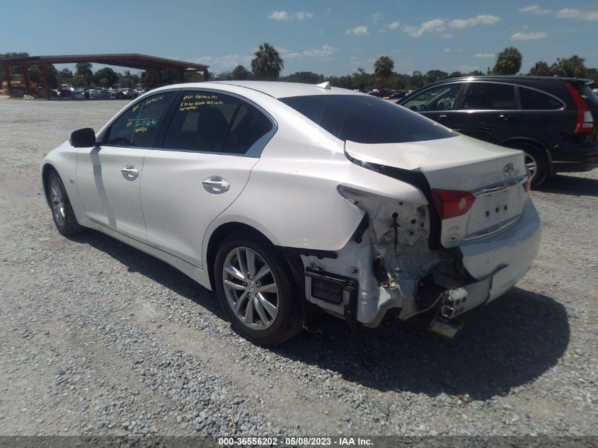 2017 INFINITI Q50 2.0T PREMIUM - JN1CV7AR3HM680441