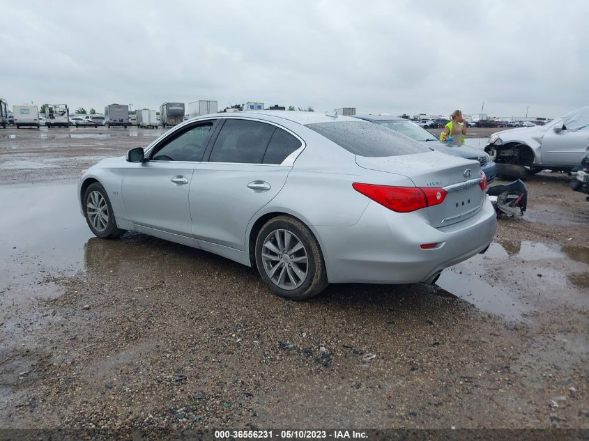 2016 INFINITI Q50 2.0T PREMIUM - JN1CV7AP3GM200752