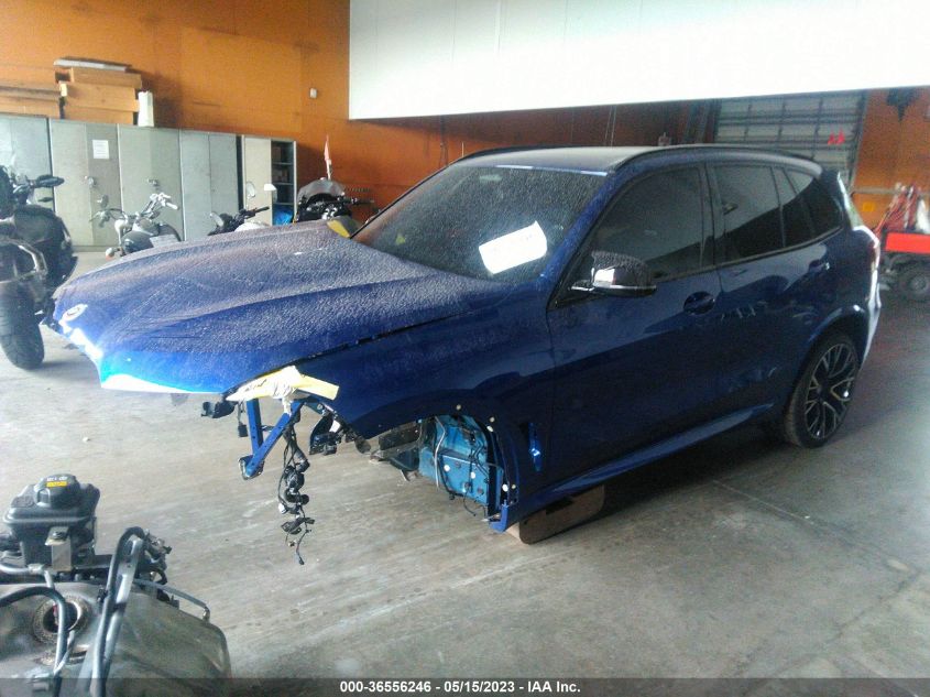 2022 BMW X5 M 5YMJU0C06N9N33842