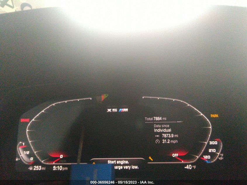 2022 BMW X5 M 5YMJU0C06N9N33842
