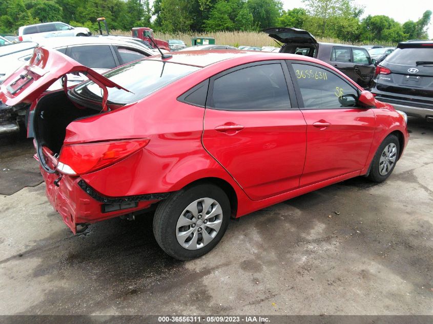 2016 HYUNDAI ACCENT SE - KMHCT4AE1GU085631