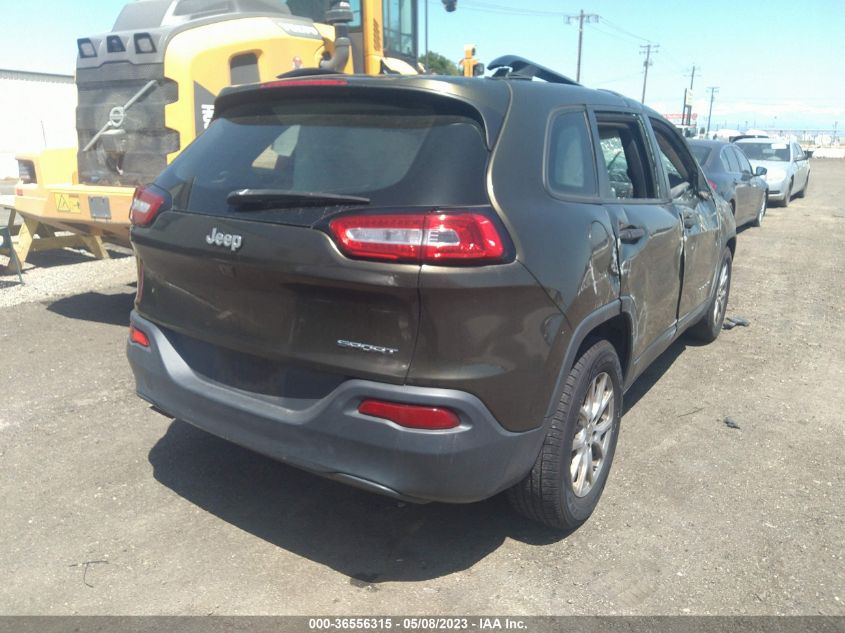 2016 JEEP CHEROKEE SPORT - 1C4PJLAB8GW159269