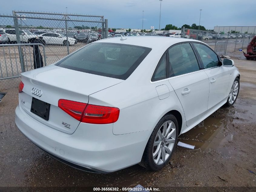 2014 AUDI A4 PREMIUM - WAUBFAFL9EA085613