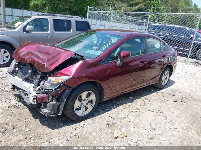 2014 HONDA CIVIC SEDAN LX - 19XFB2F53EE001659
