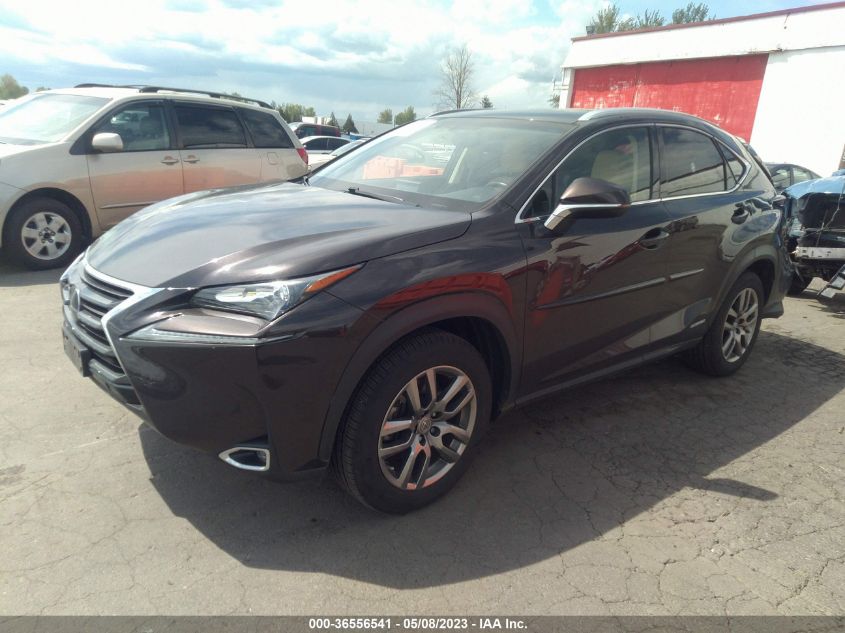 2015 LEXUS NX 300H JTJBJRBZ3F2019299