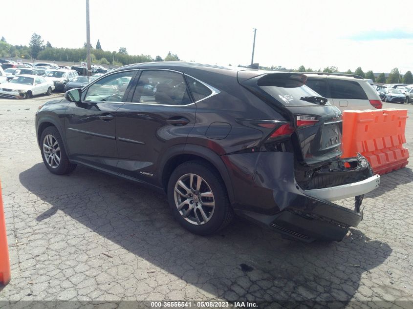 2015 LEXUS NX 300H JTJBJRBZ3F2019299