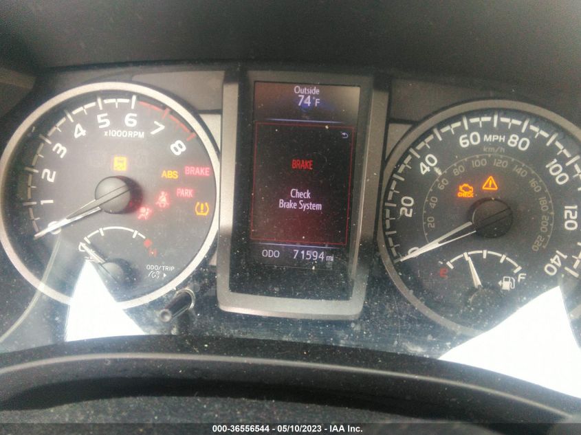2019 TOYOTA TACOMA 4WD SR/SR5/TRD SPORT - 5TFCZ5AN3KX174505