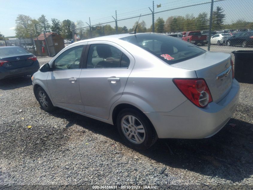 2013 CHEVROLET SONIC LT - 1G1JC5SBXD4123609