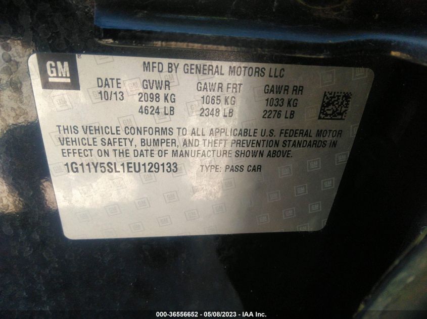 2014 CHEVROLET IMPALA LS - 1G11Y5SL1EU129133