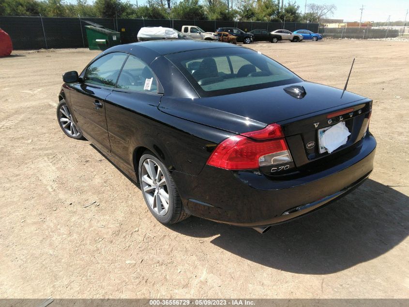 2013 VOLVO C70 T5 YV1672MCXDJ140198
