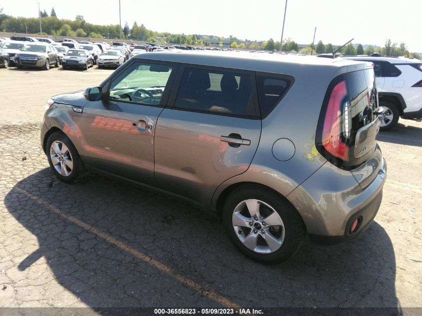 2018 KIA SOUL BASE - KNDJN2A20J7544959