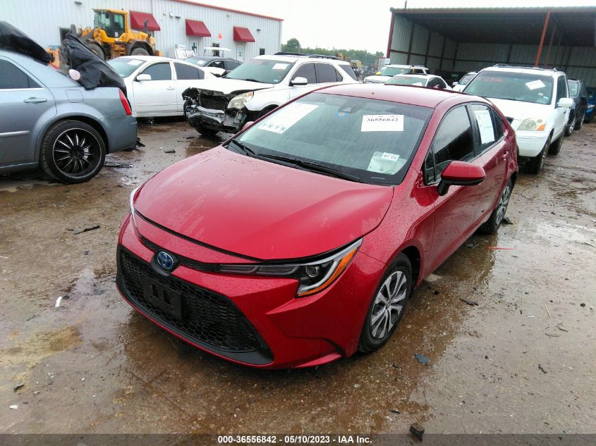 2022 TOYOTA COROLLA HYBRID LE - JTDEAMDE2NJ036578