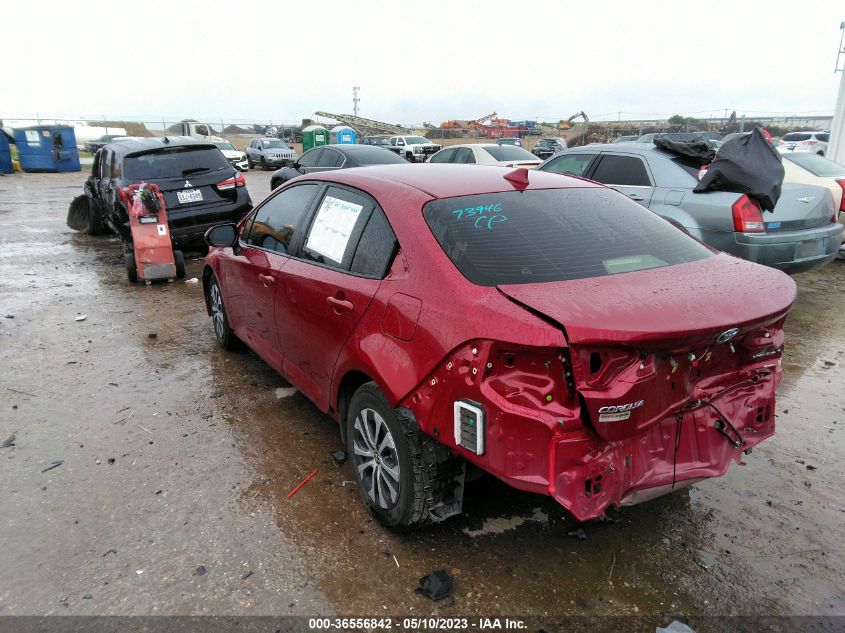 2022 TOYOTA COROLLA HYBRID LE - JTDEAMDE2NJ036578