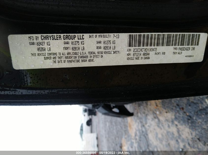 2014 CHRYSLER 300 300C - 2C3CCAET0EH103472