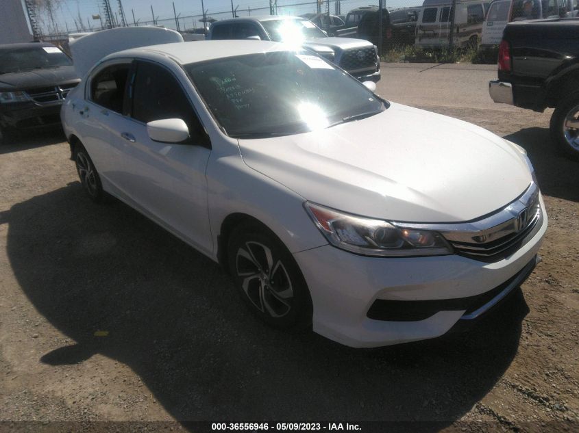 2017 HONDA ACCORD SEDAN LX - 1HGCR2F30HA160631