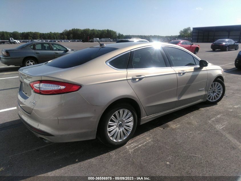 2016 FORD FUSION SE HYBRID - 3FA6P0LU3GR133453