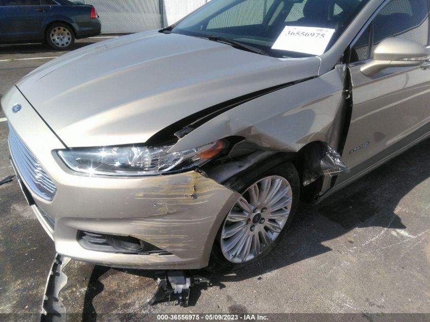 2016 FORD FUSION SE HYBRID - 3FA6P0LU3GR133453