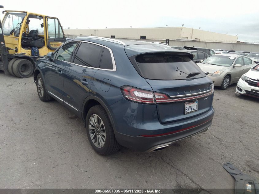 2019 LINCOLN NAUTILUS SELECT - 2LMPJ6K9XKBL53731