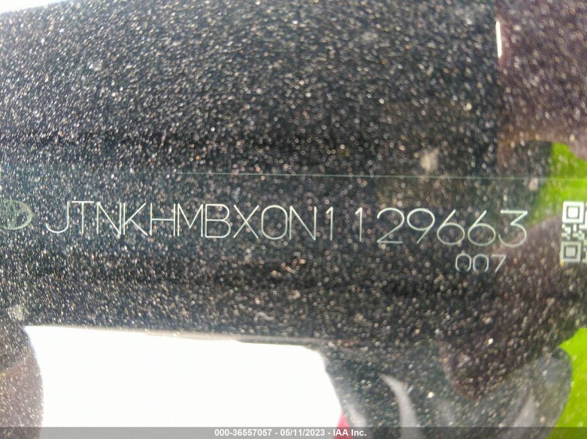 2022 TOYOTA C-HR XLE/LIMITED/NIGHTSHADE - JTNKHMBX0N1129663