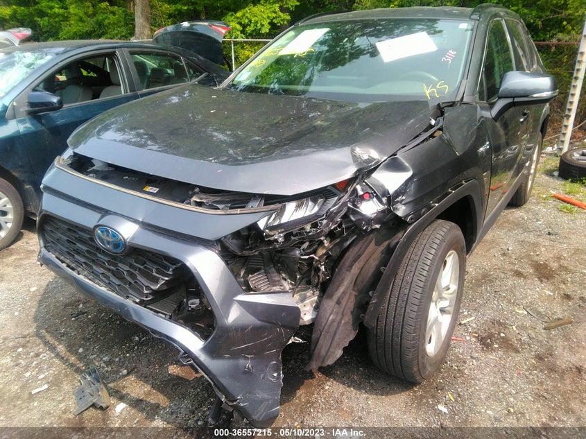 VIN 4T3MWRFVXMU016473 2021 TOYOTA RAV4 HYBRID LE