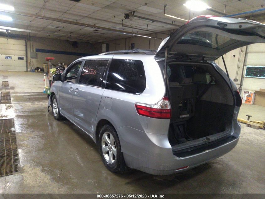 2017 TOYOTA SIENNA LE - 5TDKZ3DCXHS817733