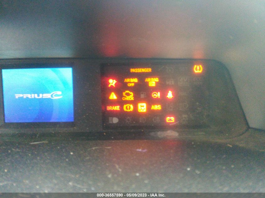 2016 TOYOTA PRIUS C ONE/TWO/THREE/FOUR - JTDKDTB39G1127310