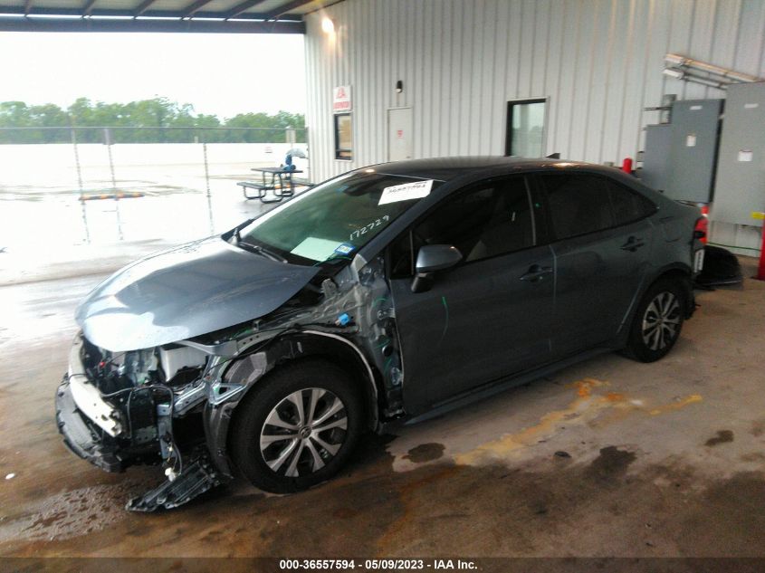2022 TOYOTA COROLLA HYBRID LE - JTDEAMDE6NJ059622