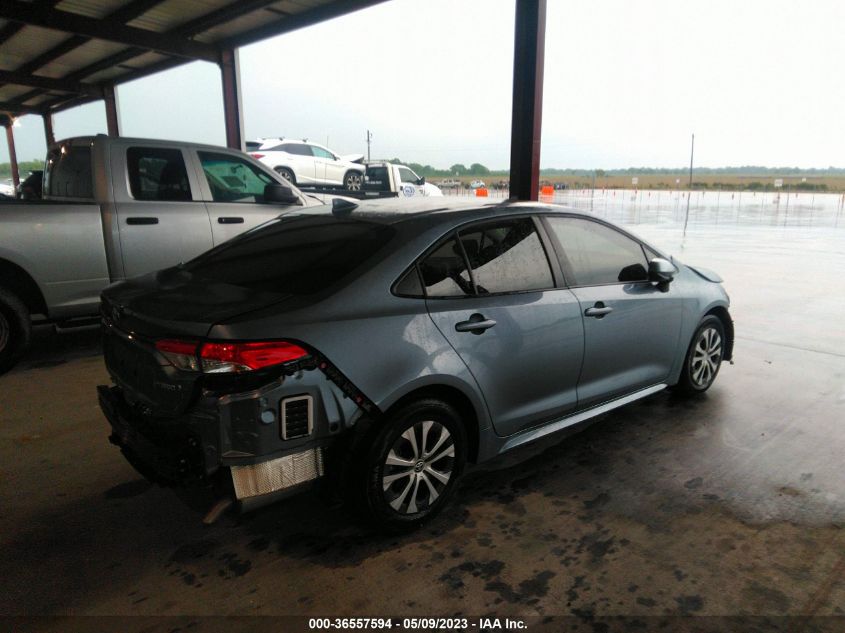 2022 TOYOTA COROLLA HYBRID LE - JTDEAMDE6NJ059622