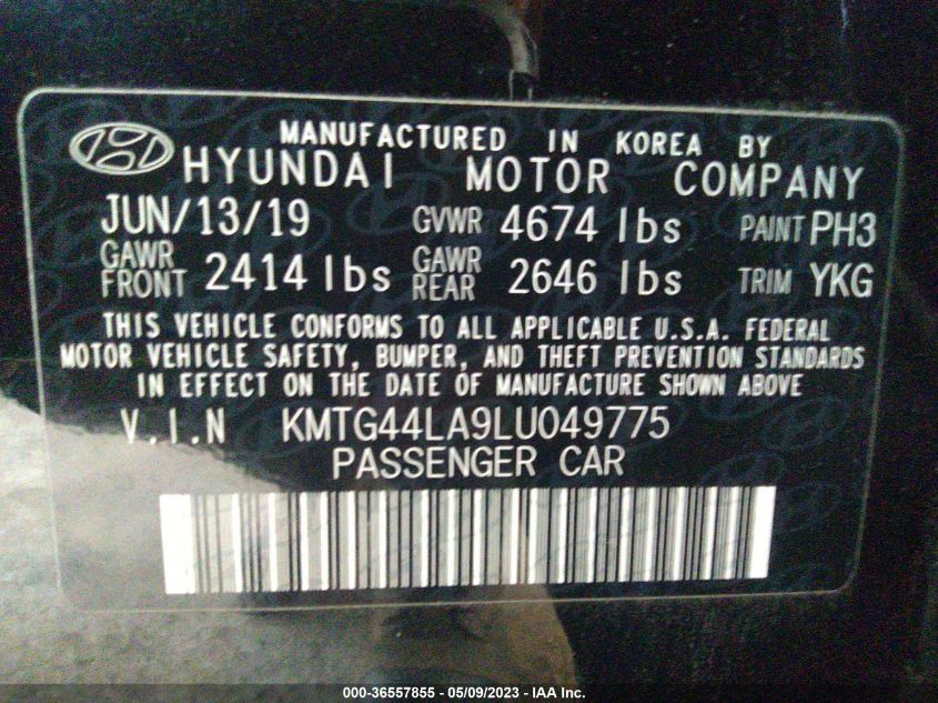 2020 GENESIS G70 2.0T - KMTG44LA9LU049775